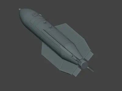 RUSSIAN PBK-500U DREL GLIDE BOMB 3D print model