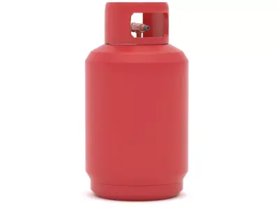 Gas Cylinder 01 Low-poly 3D model