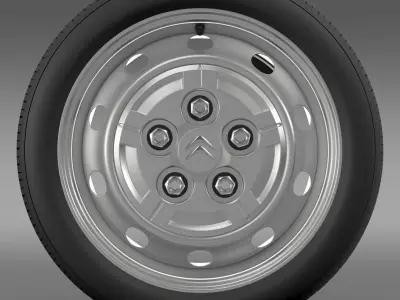 Citroen Jumper Van wheel 3D model