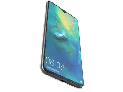 Huawei mate 20 transparent rubber case 3D print model