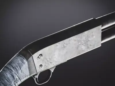Shotgun - Post Apocalyptic Series 3D model