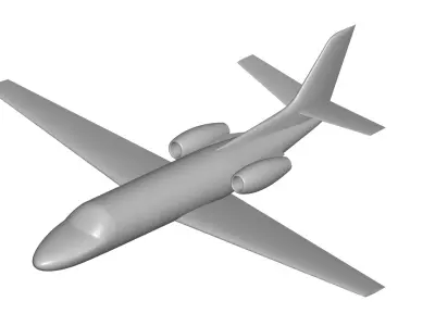 Cessna Citation 3D model