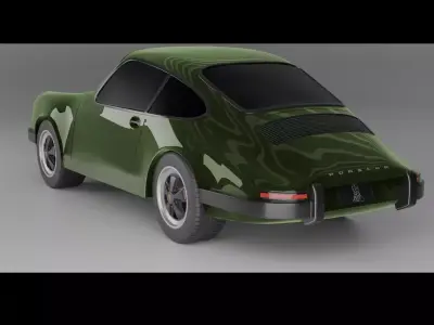 Porsche 911 1979 Multicolor 3D Printable Model 3D print model