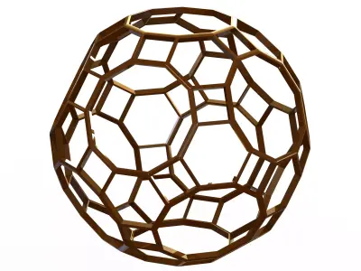 Wireframe Shape Great Rhombicosidodecahedron 3D print model