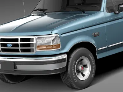 Ford F-150 Super Cab 1992-1996 3D model