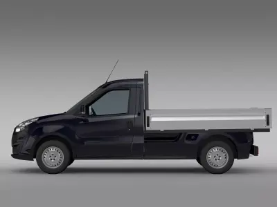 Opel Combo Tipper 2015  3D model