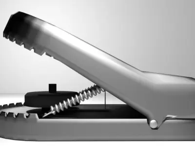 Animal Trapping - Jaws Mouthtrap 3D model
