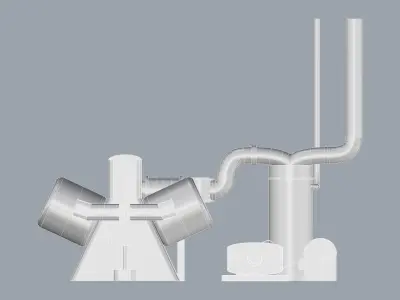 Air Pumper Machine 3D model