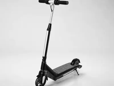 Electric Scooter Low-poly 3D model order