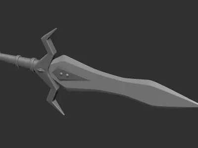 Sword Began Free low-poly 3D model