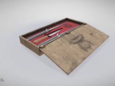 Supernatural Knife Box 3D model