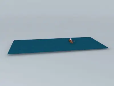 Santa Kayak Free 3D model