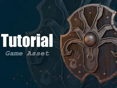 Vikings shield Free low-poly 3D model