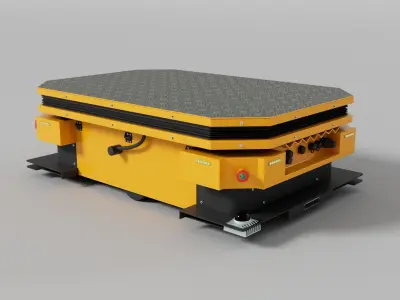 Package Lifter Machine - Material Lifting Equipment Low-poly 3D model