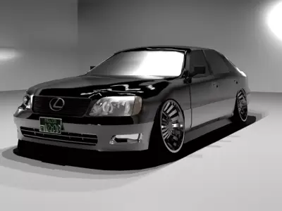 Lexus LS400  Free 3D model