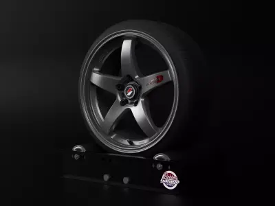 LENSO D-1R Low-poly 3D model