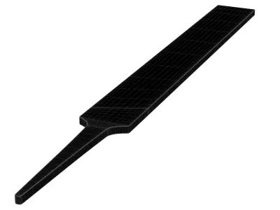Grobet Flat Hand File 3D model