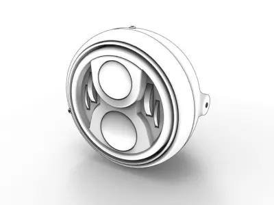 Motodemic Evo 2 Headlight 3D model