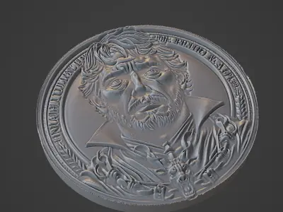 Hannibal Barca Medallion 3D print model purchase