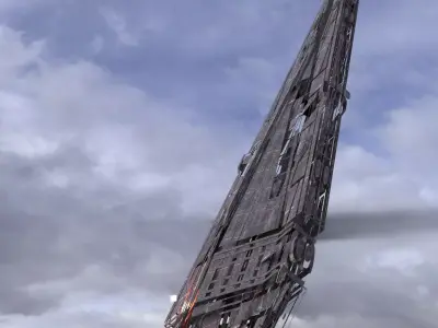 Dreadnaught Ship Wreck 9 3D model