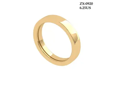 Wedding Band 3D print model 6