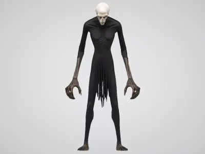 Shudderman Low-poly 3D model
