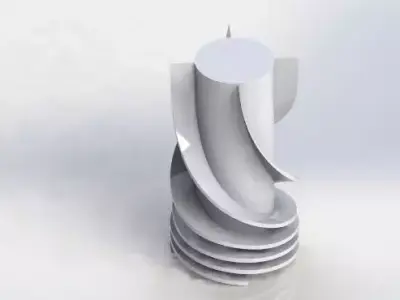 Little tirbine Free 3D model