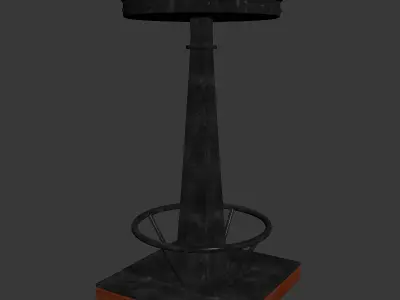 Truman Barstool 3D model