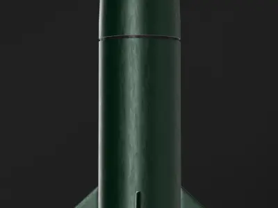 Nuclearbomb Low-poly 3D model