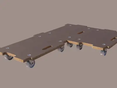 CONNECT transport dolly with MaxiGRIP 3D model