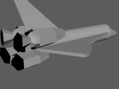 spacecraft 3D model