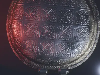 Vintage clock 3D model