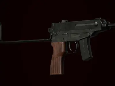 Skorpion Vzor 61 Free low-poly 3D model