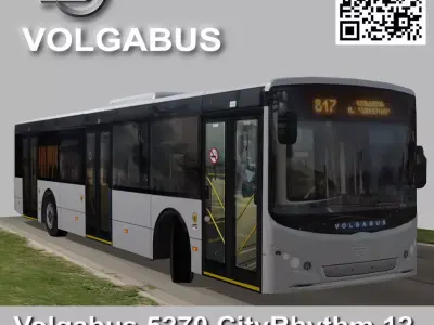 Volgabus 5270 CityRhythm 12 Low-poly 3D model