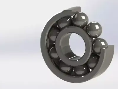 Bearing spherical roller Free 3D model