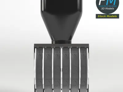 Dater stamp 3D model