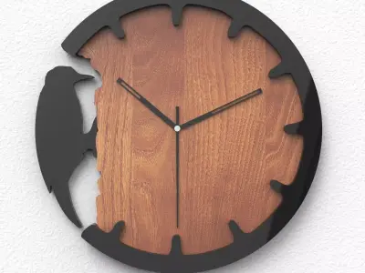Wall Clock 3D model purchase