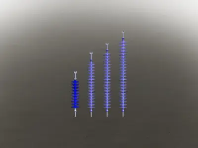 HV TRANSMISSION INSULATOR Free 3D model