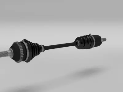 Half Axle 3D model