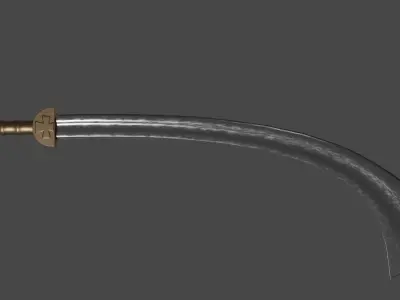 Khora sword with Gladius handle Low-poly 3D model