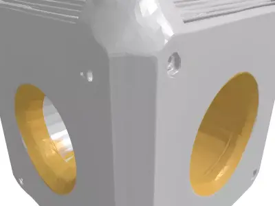 SciFi Industrial Energy Cube Module 3D model
