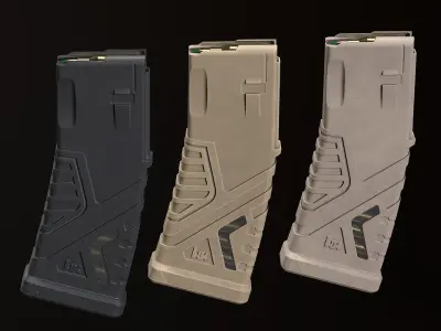 HK Magazine Gen 3 Low-poly 3D model