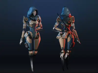 Ash 3D Model 3D model