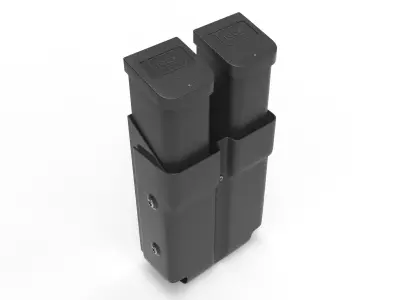 DOUBLE MAG HOLISTER Low-poly 3D model