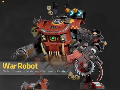 War Robot-Tutorial Full Process 3D model