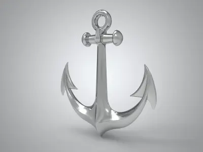 anchor 3D print model 2