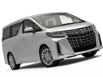 Toyota Alphard Executive Lounge Luxury MPV 3D Model Low-poly 3D model