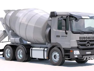 Mercedes Actros Mixer  3D model