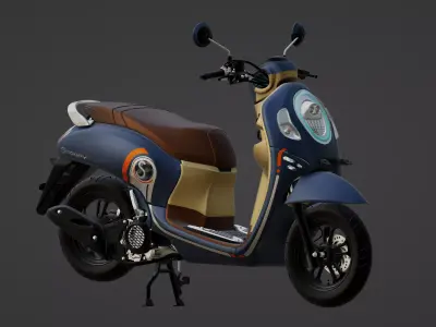 Scoopy New 2021 Low-poly 3D model