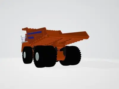 Dump Truck 3D model by claysfo